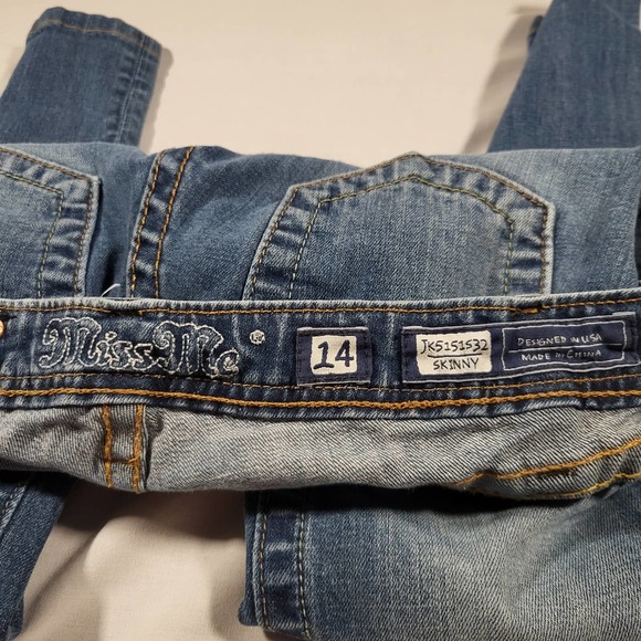 Miss Me Jeans*Girls 14*Skinny*JK5151532 - Picture 7 of 11